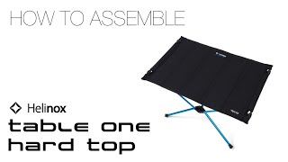 [INSTRUCTION] Helinox Table One Hard Top Instruction