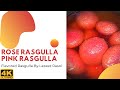 Rose Rasgulla recipe | Rasgulla banane ki vidhi | Diwali Special | Lazeez Rasoi