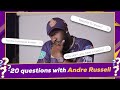 What's Andre Russell's favorite Indian Dish?  | 20 questions with Andre Russell | KKR IPL 2022