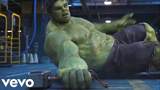 Akon - Right Now (AIZZO Remix) | Thor vs Hulk - Fight Scene - The Avengers [4K]
