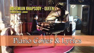 Queen Bohemian Rhapsody Piano Cover in Yamaha Music London Piano Cole Lam 12 Years Old