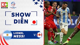 SHOW DIỄN | LIONEL MESSI - ARGENTINA ĐẲNG CẤP NHẢY MÚA GIỮA VÒNG VÂY CANADA | COPA AMERICA 2024