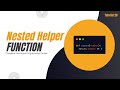Nested Helper Function in Python | Complete Functional Programming Course in Python | Tutorial 20