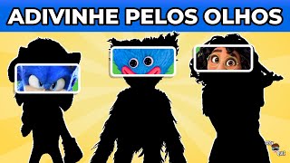 ADIVINHE O PERSONAGEM PELOS OLHOS | Desafio INSANO