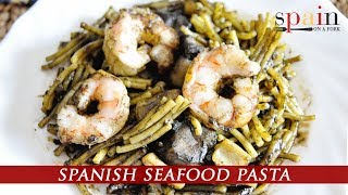 ONE-PAN SPANISH SEAFOOD PASTA: Fideuà with Squid Ink