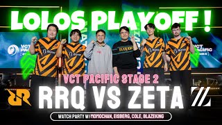 RRQ GOES TO PLAYOFF! - MAP 2 RRQ vs ZETA - VCT Pacific Stage 2