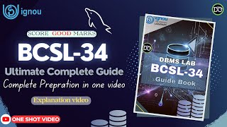 Complete BCSL-34 preparation | BCSL 034 practical exam | One shot | BCSL 034 Important Questions