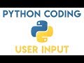 Python Tutorial - User Input