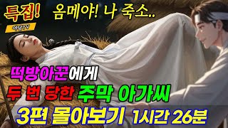 [1시간 26분 몰아보기] 주막 아가씨를 구한 떡방아꾼은 결국... 등 3편 (야담/민담/전설/설화)