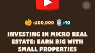 INVESTING IN MICRO REAL ESTATE: EARN BIG WITH SMALL PROPERTIES | MEMEFI New Video Code Today