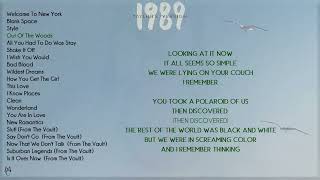 Taylor Swift 1989 Taylor's Version ALBUM Playlist with Lyrics#5943