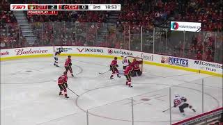 Ottawa Senators vs. Calgary Flames 10-13-17 Mike Hoffman PP GOAL