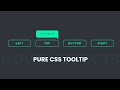 Create Tooltip Using HTML and CSS | CSS Tooltip