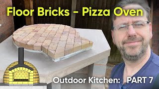 Part 7: Pizza Oven Floor Bricks & Insulation - Wood fired brick pizza oven build