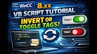 WinCC 8.xx VB Script Tutorial | Invert or Toggle Tags