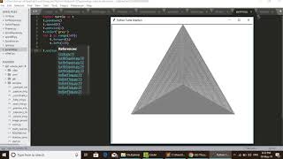 Python Turtle Graphics - Pyramid
