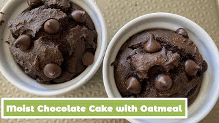Moist Chocolate Cake made with Oatmeal | MyHealthyDish