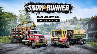 Mack Dual Pack: Off-Roading in Michigan's Mud #offroad #truckingadventures #snowrunnergameplay