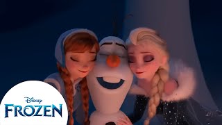 Anna e Elsa Amam o Olaf | Frozen