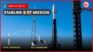 LIVE: SpaceX Launches Starlink 6-57 Mission From Florida | Chill Stream No Commentary