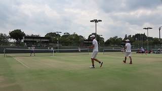 2019年IH テニス 男子 ダブルス 1回戦 井﨑雄一·姉川翔 （海星 長崎）× 清原幹太·堺太志 （相生学院 兵庫）