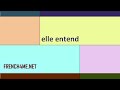 french for beginners i how to pronounce i elle entend