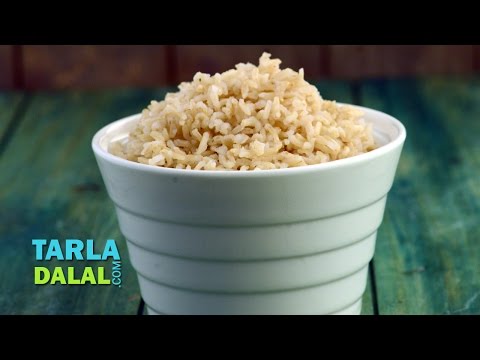 Brown Rice (High Fibre Recipe) by Tarla Dalal Brown Rice (High Fibre Recipe) by Tarla Dalal