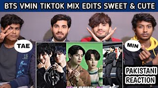 Bts Vmin TikTok Mix Edits - Pakistani Reaction - Usman Rajpoot