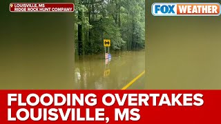 'It Didn't Stop': Significant Flooding Strands Louisville, MS Residents