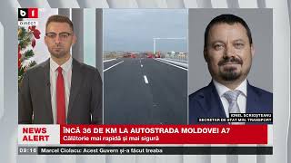 I. SCRIOȘTEANU, MIN  TRANSPORTURILOR, AUTOSTRADA MOLDOVEI A7, ÎNCĂ 36 DE KM_Știri B1TV_19 dec. 2024