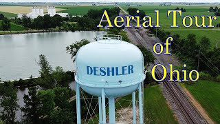 Aerial Tour of Deshler, Ohio