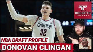 Donovan Clingan Houston Rockets 2024 NBA Draft Prospect Profile: Strengths, Weak