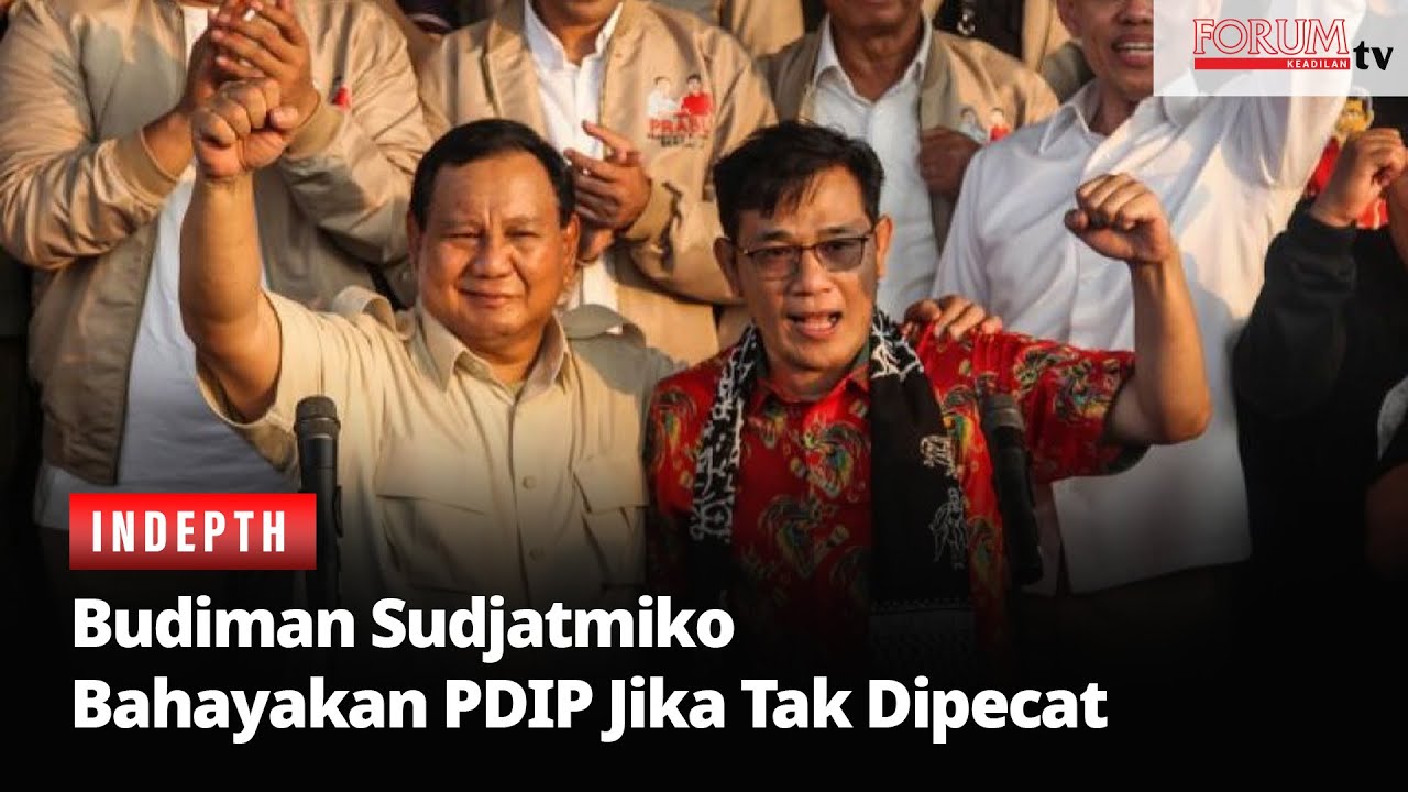 BUDIMAN SUDJATMIKO BAHAYAKAN PDIP JIKA DIPECAT - YouTube