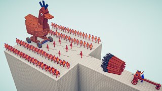 SPARTAN ARMY + TROJAN vs EVERY GOD - Totally Accurate Battle Simulator TABS