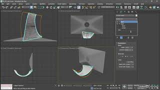 052 3ds Max Modifier Stack Tutorial | Layering Bend & Taper Deformers Non-Destructively