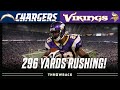 Adrian Peterson Sets the Rushing Record! (Chargers vs. Vikings, 2007)