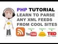 simpleXML PHP tutorial learn to parse any XML files and RSS feeds