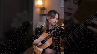 Tatiana Stachak - Parisian Waltz💜#classicalguitar #guitar #shorts