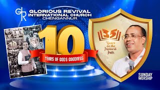 GLORIOUS 10 YEAR CELEBRATION  | Pr. Sajimon Thankachen \u0026 Pr. Benjamin Sam | Worship Bijoy | LIVE