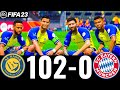 FIFA 23 - MESSI, RONALDO, MBAPPE, NEYMAR, ALL STARS - AL NASSR 102-0 FC BAYERN MUNICH