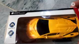 deformation brave car / sprint max power/yellow car/remote control car /light car