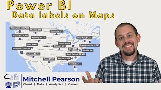 How to add Data Labels to Maps in Power BI! Tips and Tricks