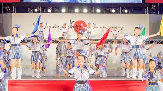 [4K] サニーグループよさこい踊り子隊ＳＵＮＮＹＳ　高知よさこい祭り 2019 本祭2日目 (中央)