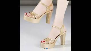 Most trendy sandal heel design for eid#pakistani ladies shoes design#viral short