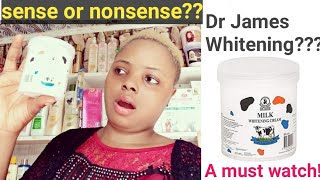 DR JAMES MILK WHITENING CREAM HONEST REVIEW | Best Whitening base cream