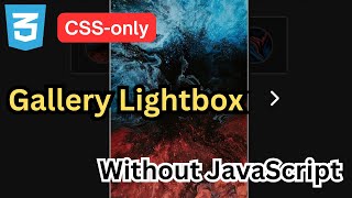 Easy CSS-Only Lightbox Gallery: No JavaScript Needed!