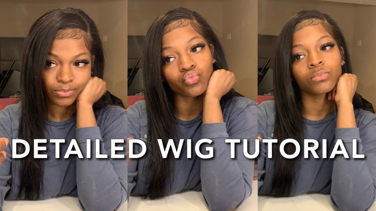 How To Install A Lace Wig Quick Easy Detailed Wig Install Youtube