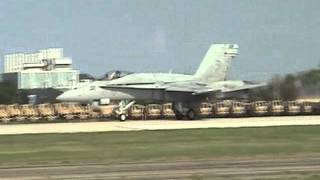 Airventure 2012: Missing Man & F/A-18 Taxiing