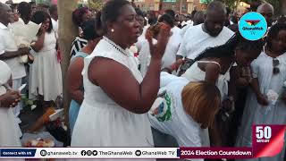 Tears flow during vigil for East Legon accident victims