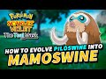 Pokemon Scarlet & Violet How to evolve PILOSWINE into MAMOSWINE | The Teal Mask DLC